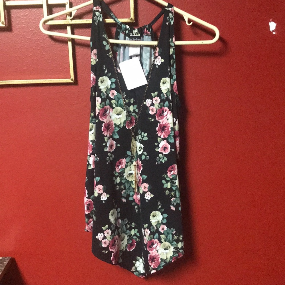 Racerback dressy casual top